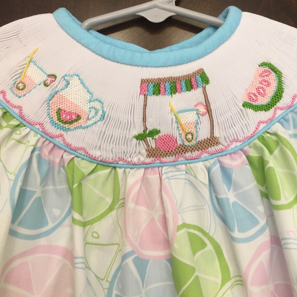 NEW Zuccini Hand Smocked Summer Dress